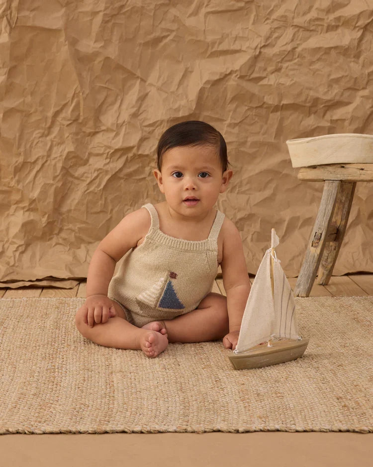 Fisher Romper | Sailboat | Rylee & Cru
