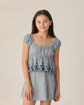 Teen Rachel Skirt | Marine Gingham | Rylee & Cru