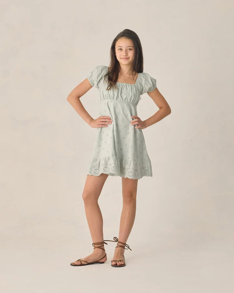 Teen Liv Dress | Seafoam | Rylee & Cru