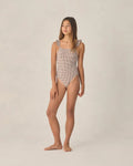 Teen Sky One-Piece | Chocolate Houndstooth | Rylee & Cru