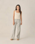 Teen Ribbed Tank | Natural | Rylee & Cru