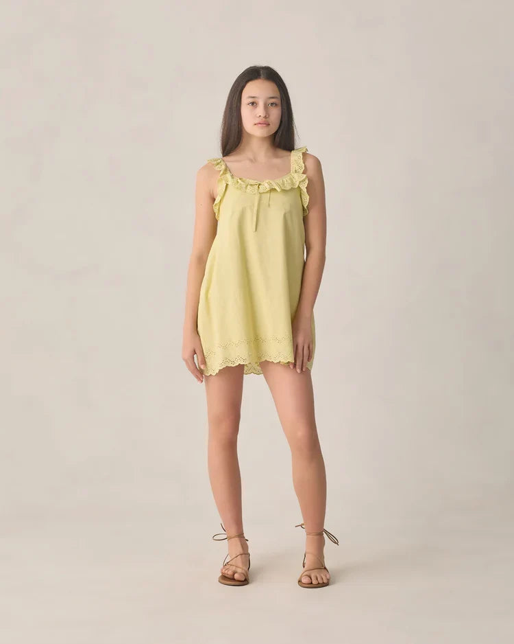 Teen Ida Dress | Citron | Rylee & Cru