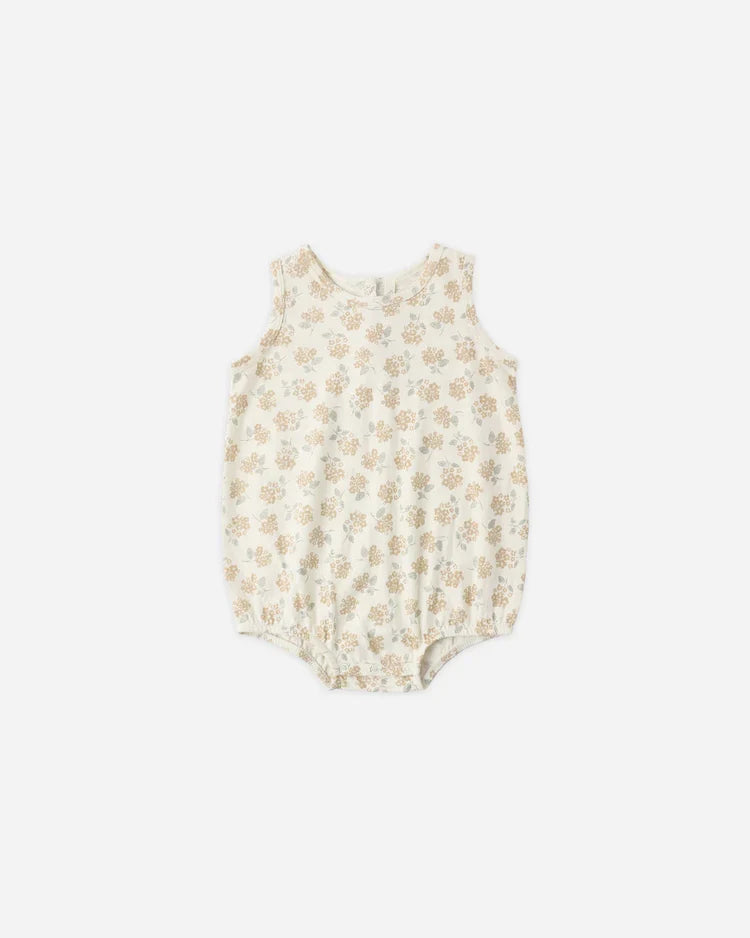 Bubble Onesie | Yellow Ditsy  | Rylee & Cru