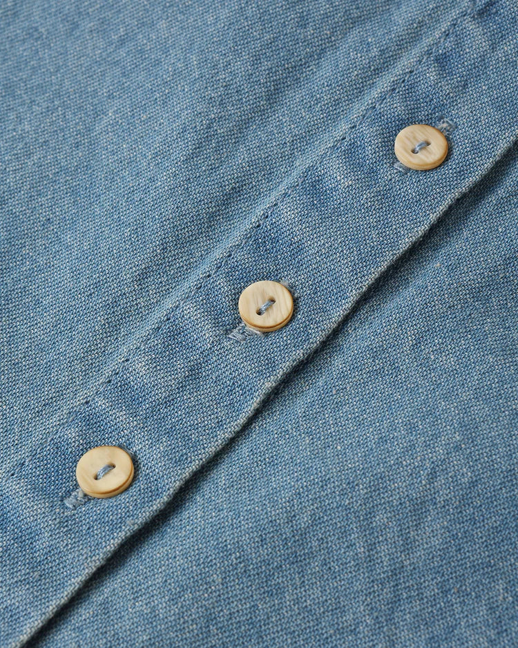 Aaron Top | Washed Blue | Rylee & Cru