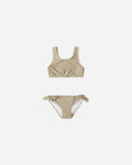 Knotted Bikini | Ocre Check | Rylee & Cru