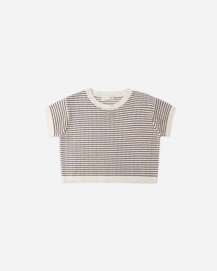 Knit Set | Chocolate Stripe | Rylee & Cru