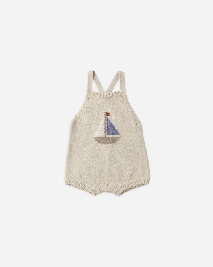 Fisher Romper | Sailboat | Rylee & Cru