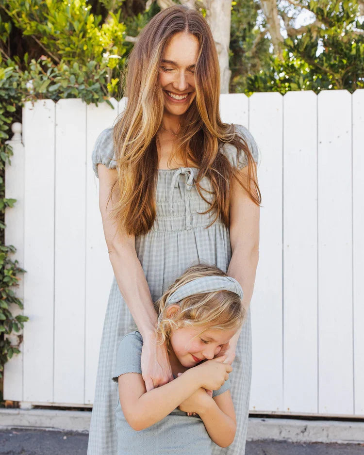 Women's Joya Dress | Green Gingham | Rylee & Cru