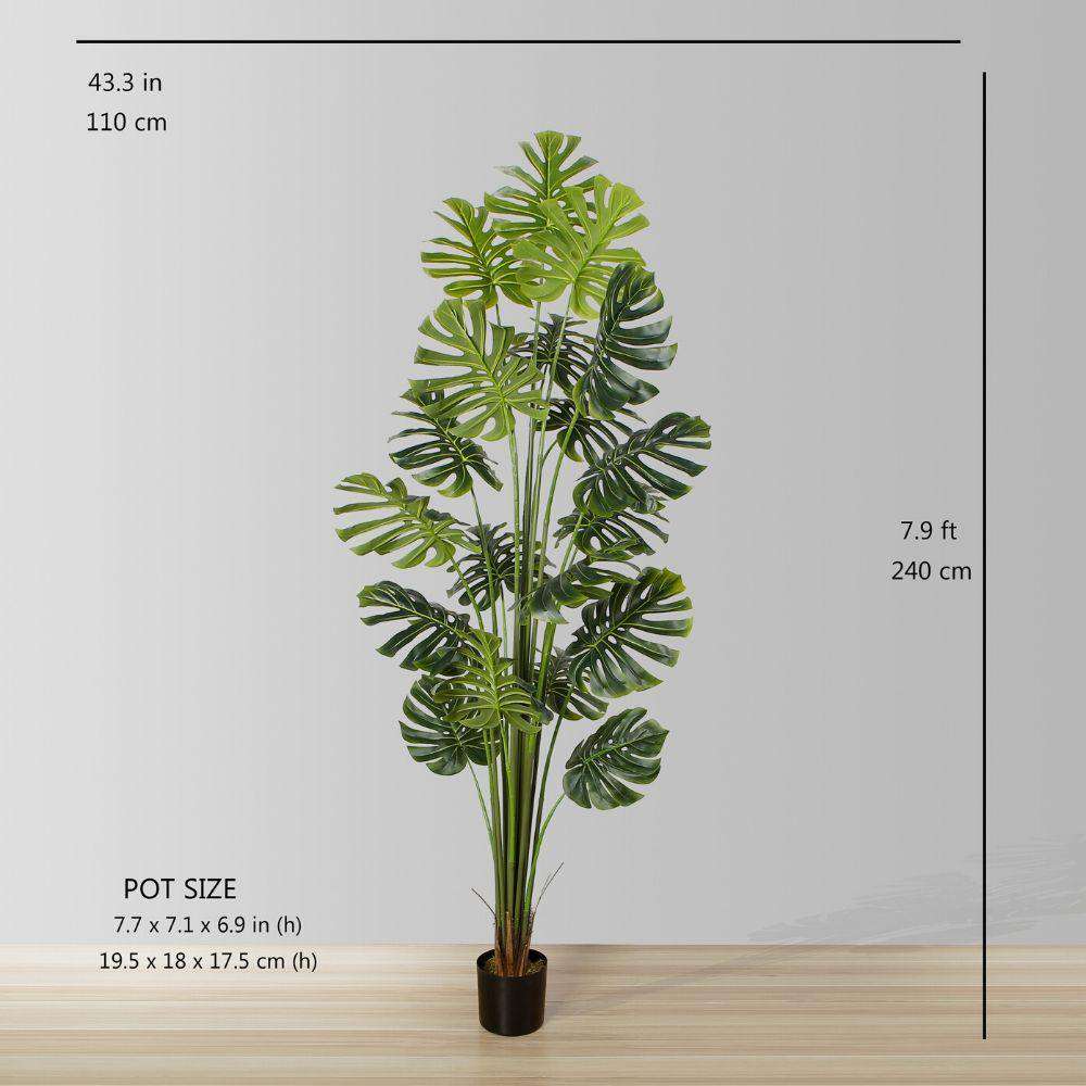 Rita Artificial Monstera Potted Plant (Multiple Sizes)