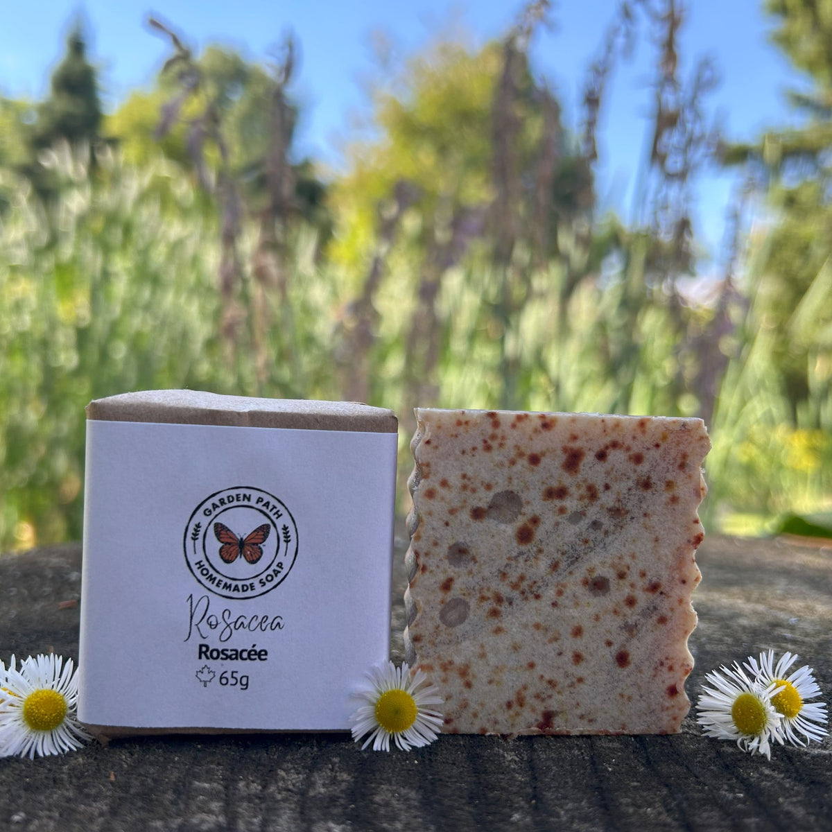 Facial Bar Soap - Rosacea 100% Natural Anti-Inflammatory Ingredients