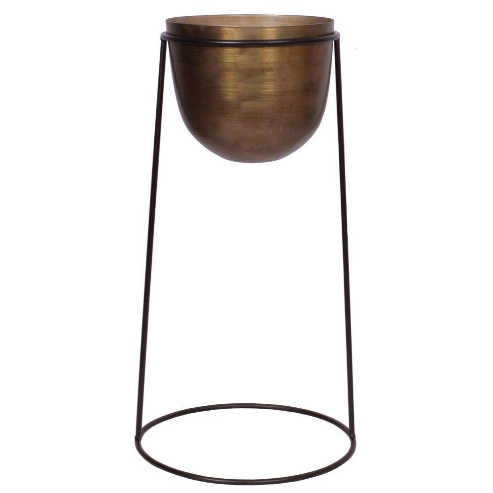 Rosita - Brass Planter On Stand