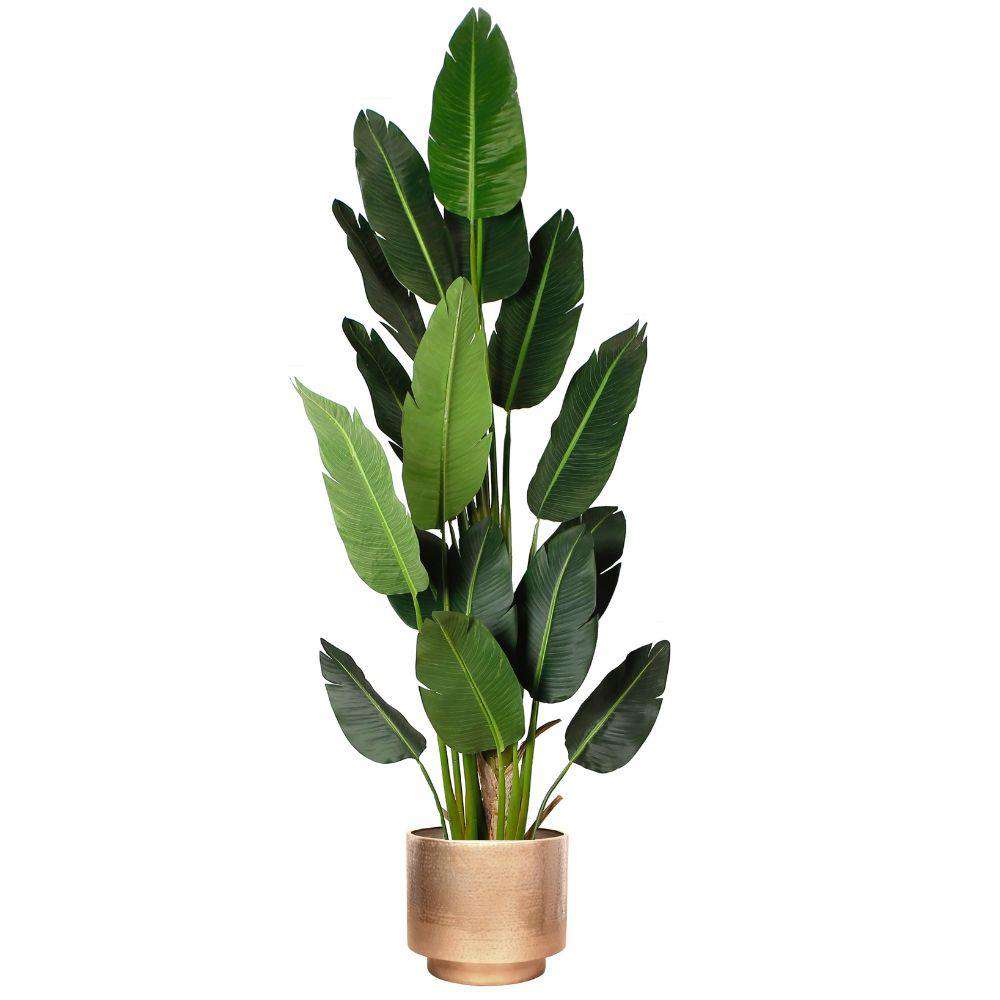 Sagi - Brass Mid-Century Floor Planter (Multiple Sizes)