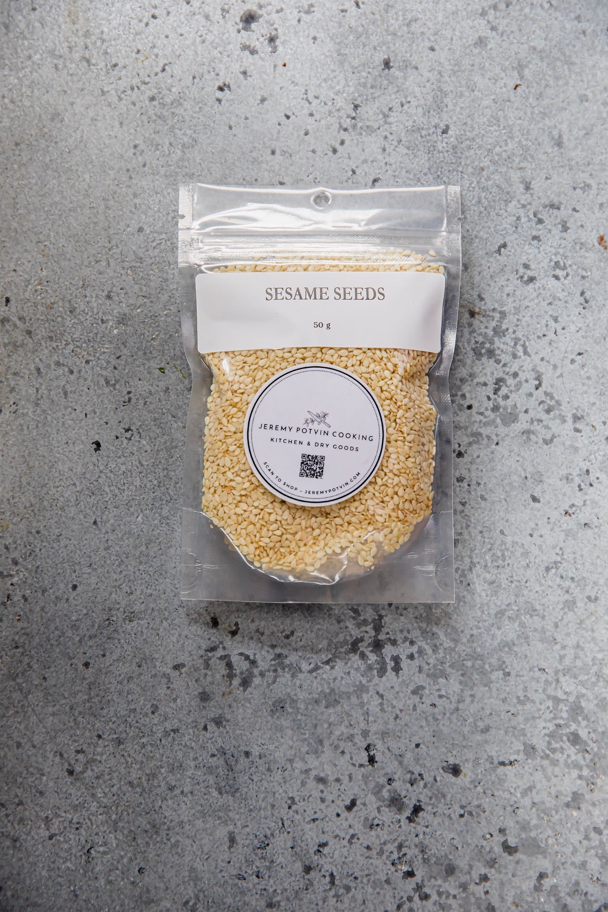 Roasted White Sesame Seeds – 50g (Nutty Crunch for Sushi, Stir-Fry & Garnishes)