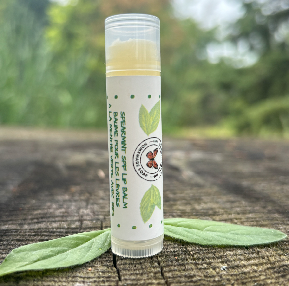 Spearmint SPF Lip Balm 100% Natural Ingredients