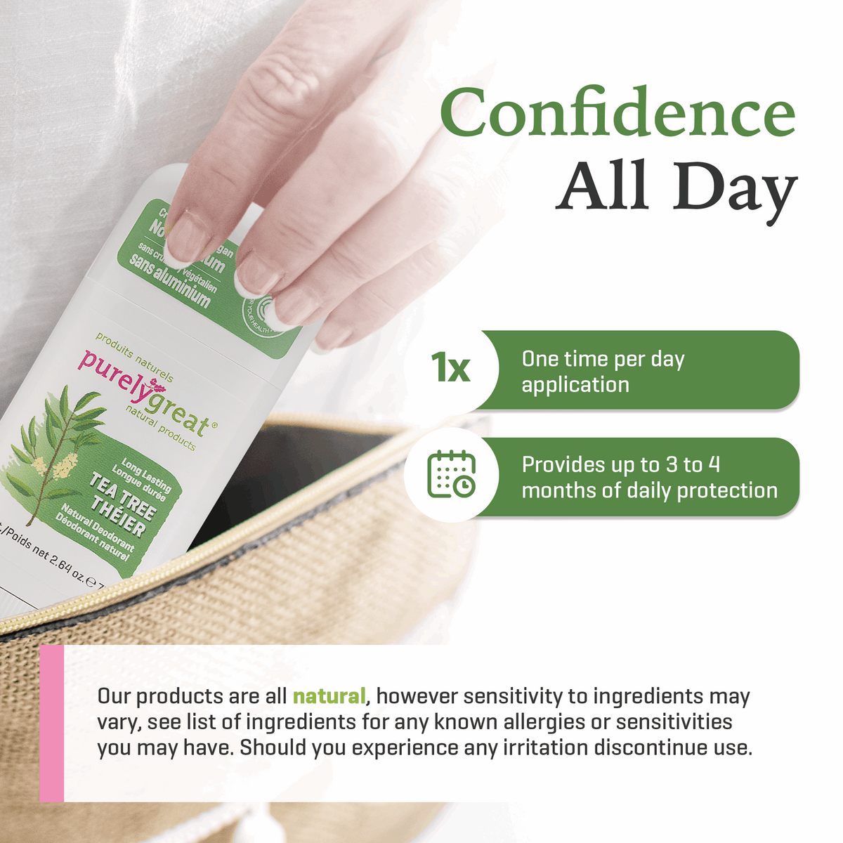 Tea Tree Stick Deodorant