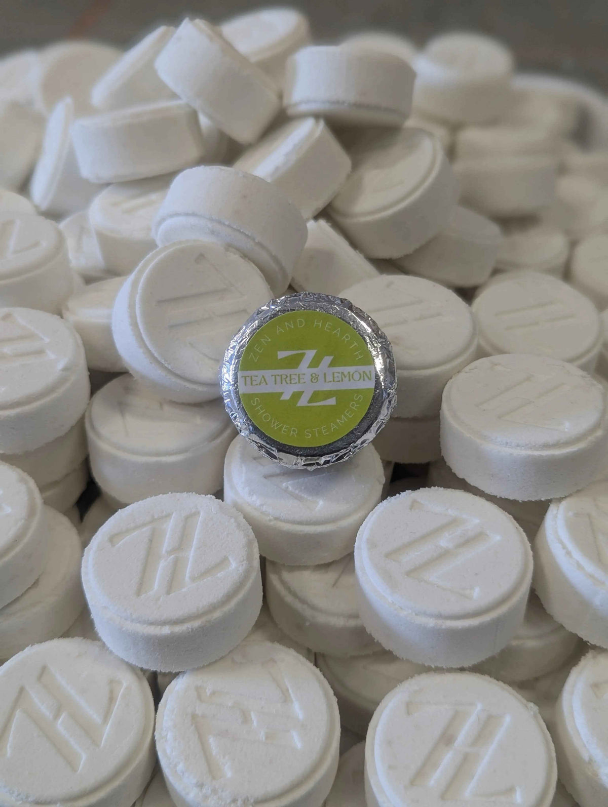 Zen & Hearth Personalized Shower Steamers | Custom Aromatherapy Shower Bombs for Relaxation – Choose Lavender, Eucalyptus, Grapefruit & More