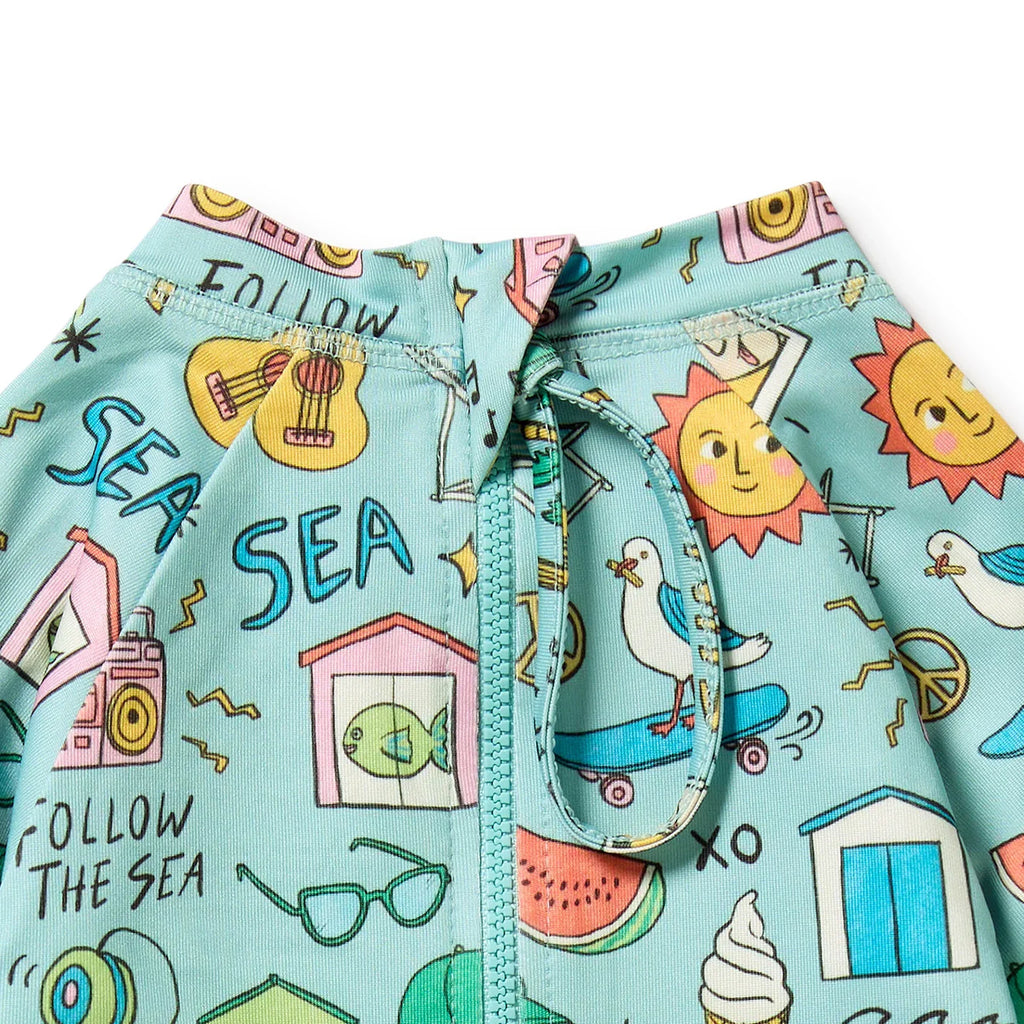 Sun Surf & Sea One Piece Boyleg Swimsuit | Wilson + Frenchy