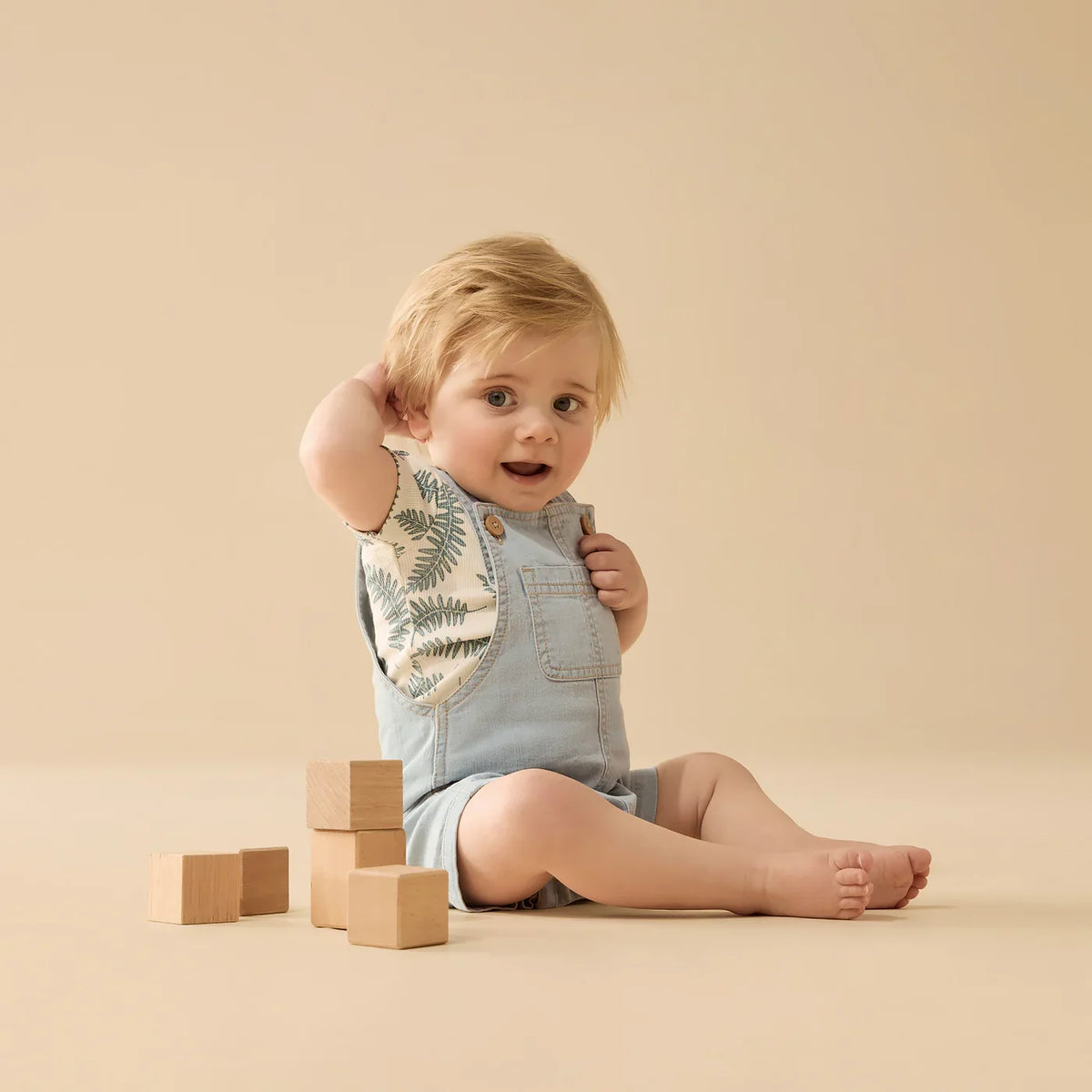 Organic Denim Overall | Wilson + Frenchy
