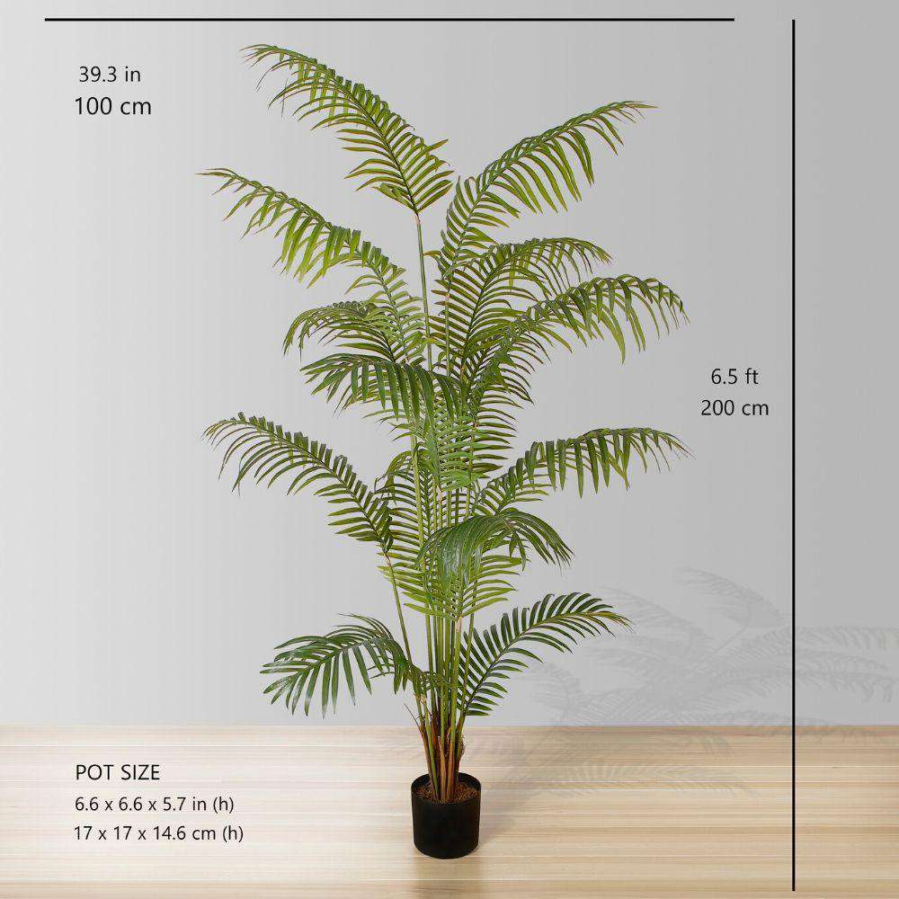 Xela Artificial Hawaii Kwai Palm Tree Potted Plant (Multiple Sizes)