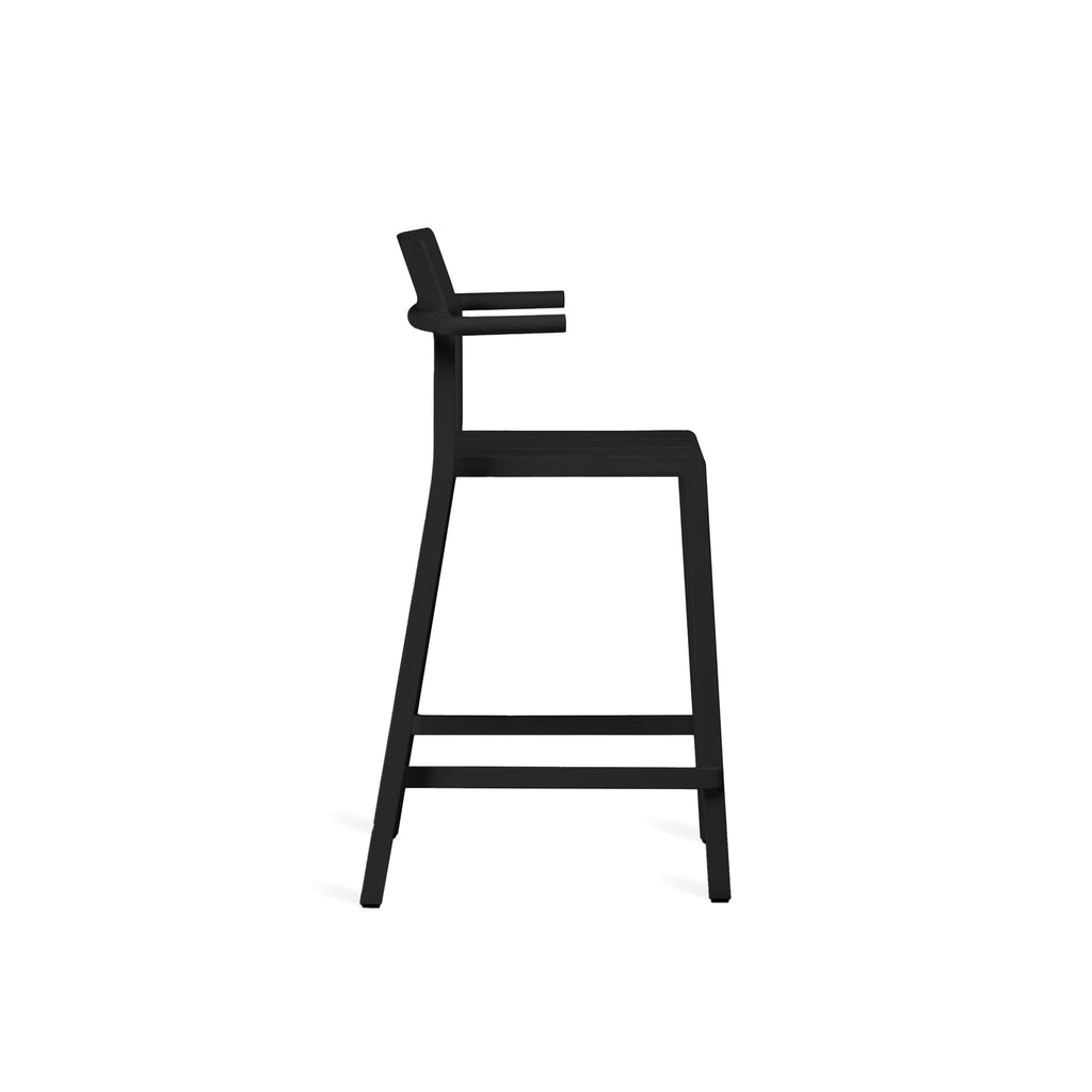 Yard Counter Stool with Arms<br> Indoor & Outdoor Use