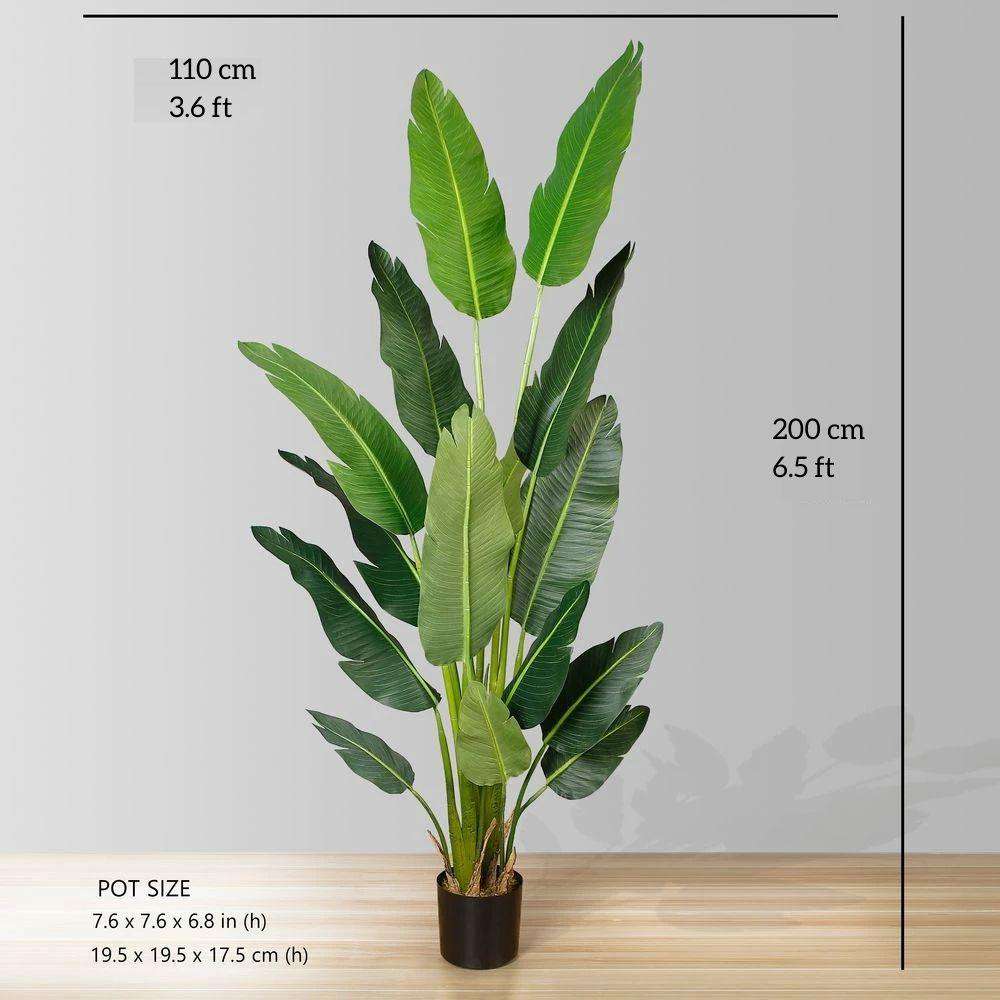 Zapo Artificial Bird Of Paradise Potted Plant (Multiple Sizes)