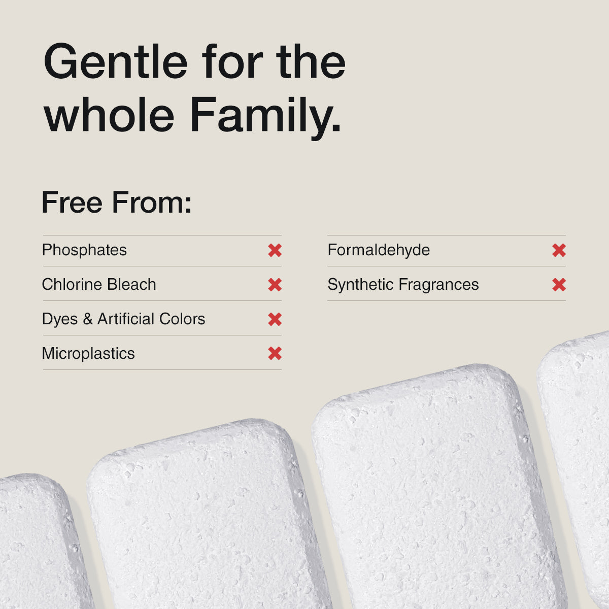 Dishwasher Detergent Tablets