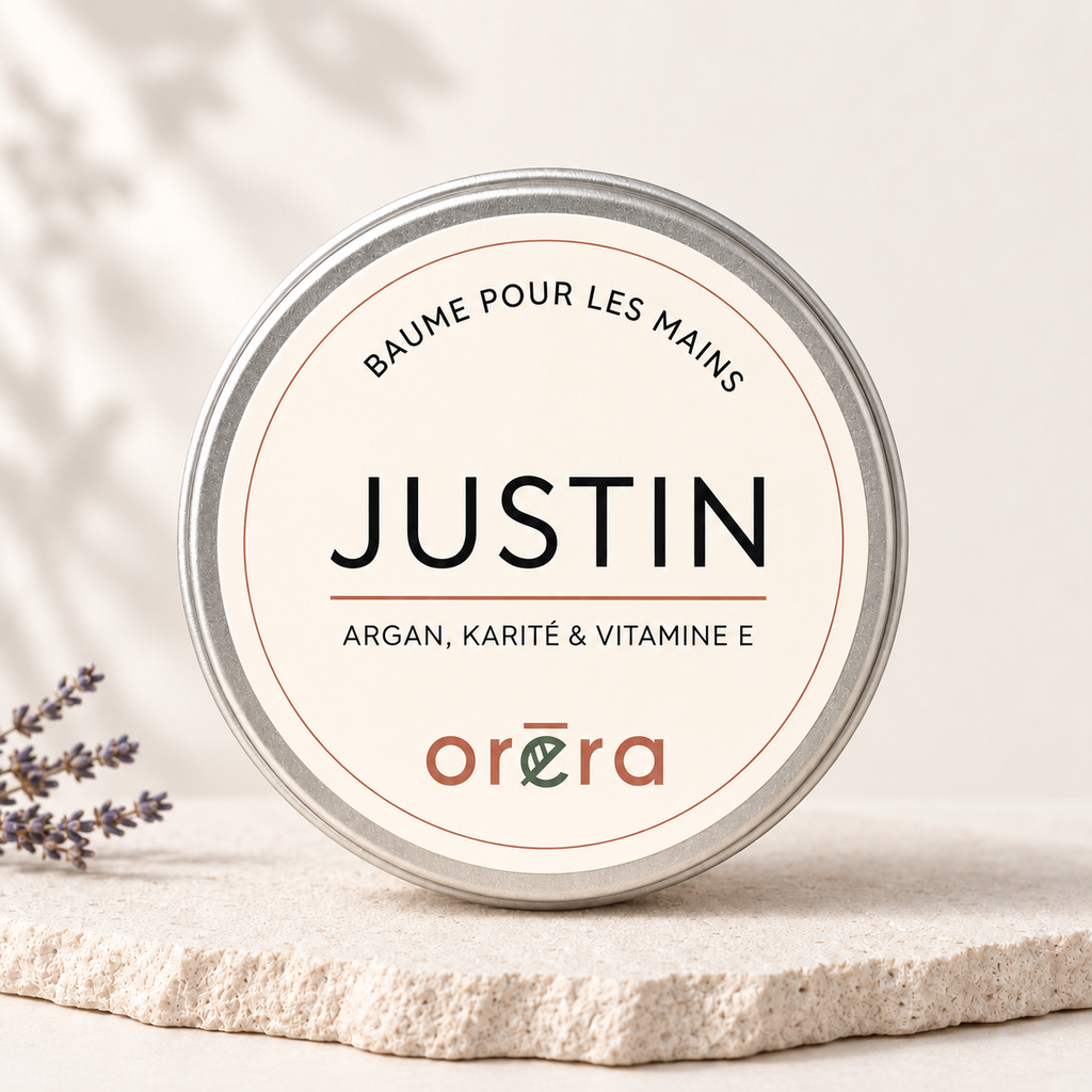 Baume pour les mains JUSTIN argan, karité & bergamote