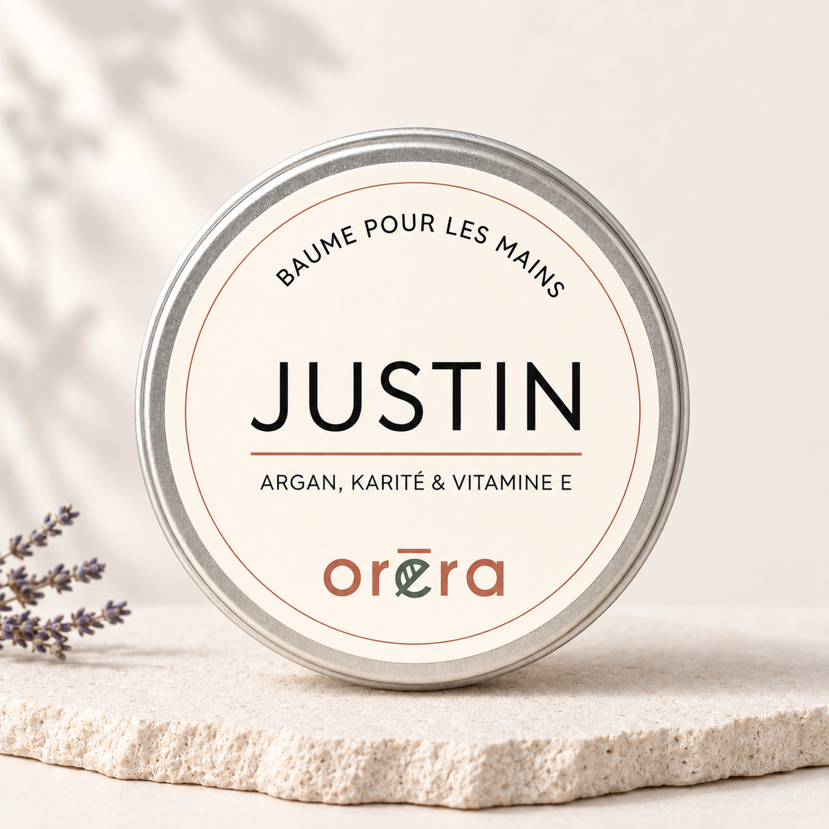 Baume pour les mains JUSTIN argan, karité & bergamote