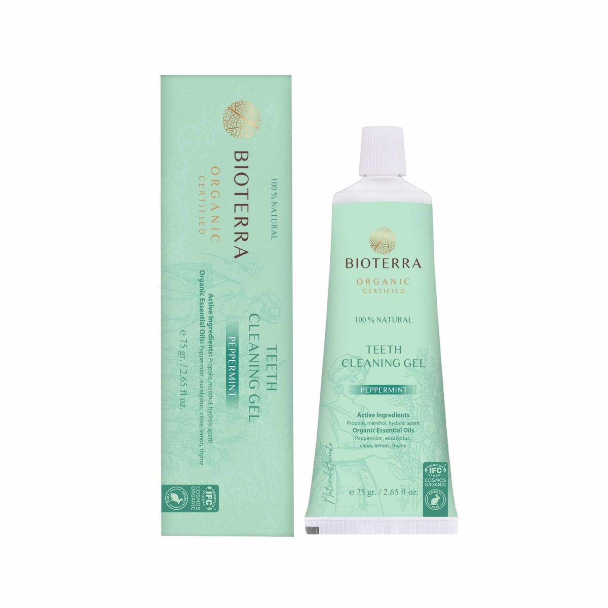 Organic Teeth Cleaning Gel – 75 ml