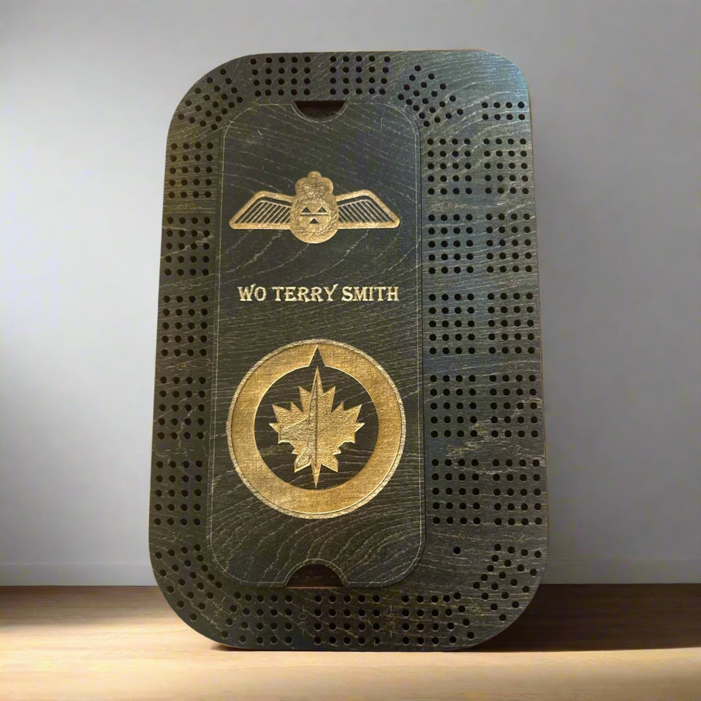 Compact Design Personalized Cribbage Board