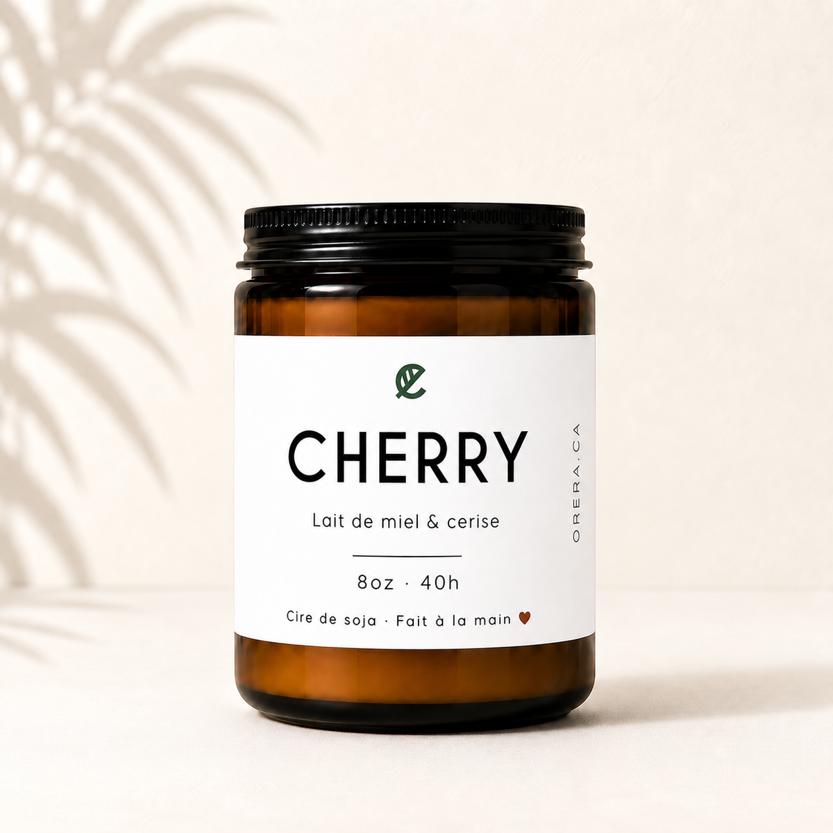 Bougie de soya CHERRY cerise et lait de miel