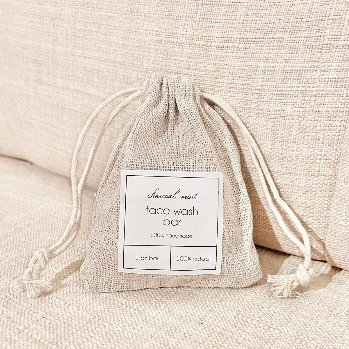 Charcoal Mint Face Wash Bar