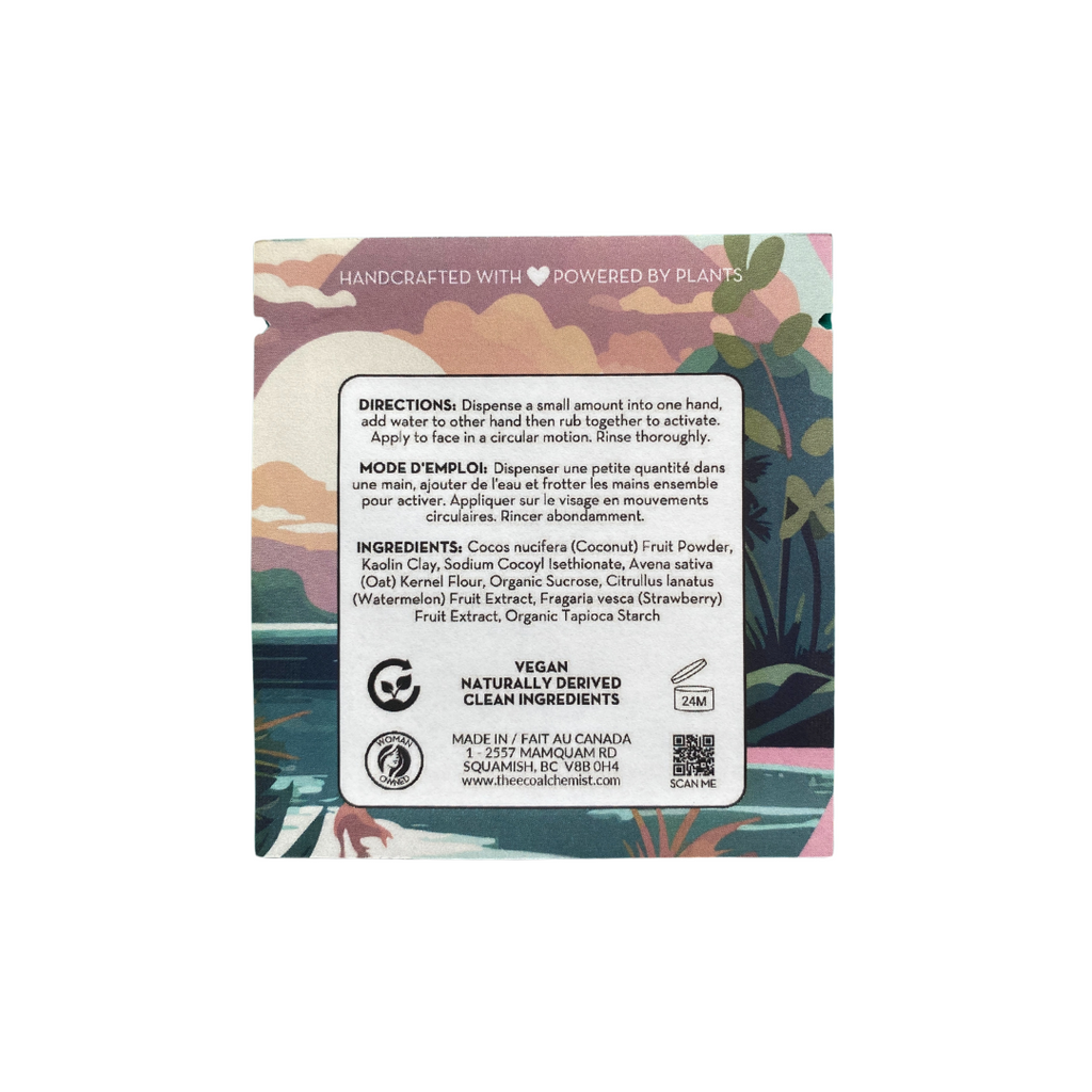 Coconut + Watermelon Facial Cleansing Powder 10g Mini