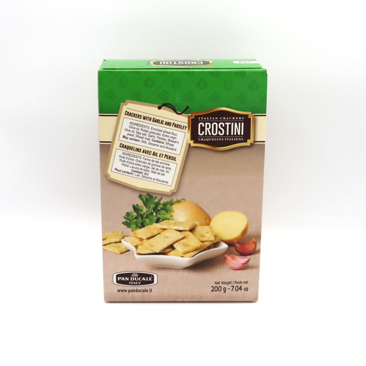 Crostini with Garlic and Parsley