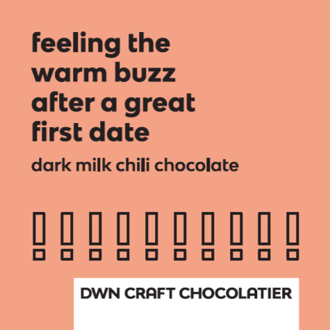 dark milk chili chocolate bar