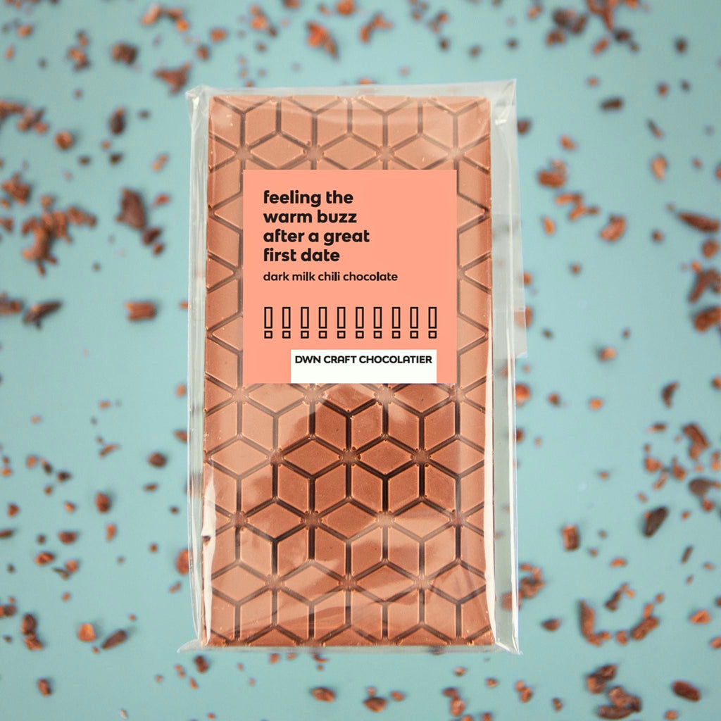 dark milk chili chocolate bar