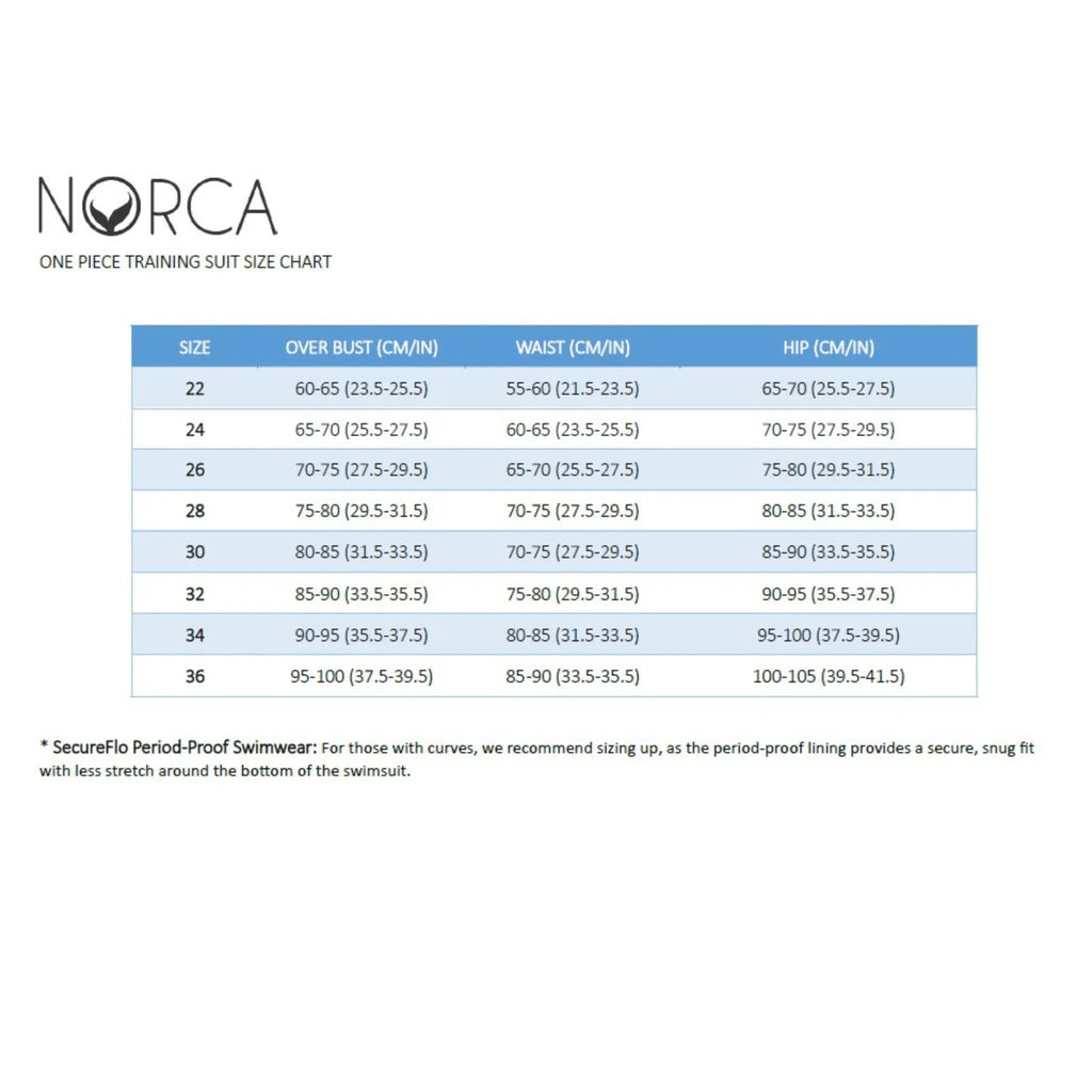 Mirage Open Back Performance Training Swimsuit by Norca