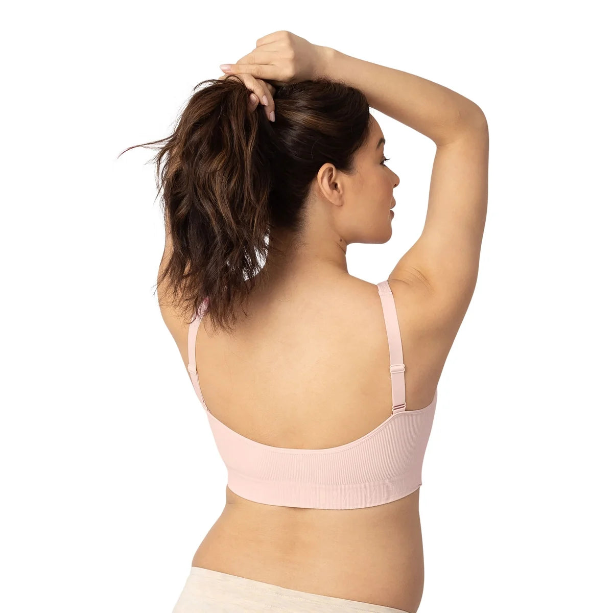 Sublime® Adjustable Crossover Nursing & Lounge Bra | Soft Pink