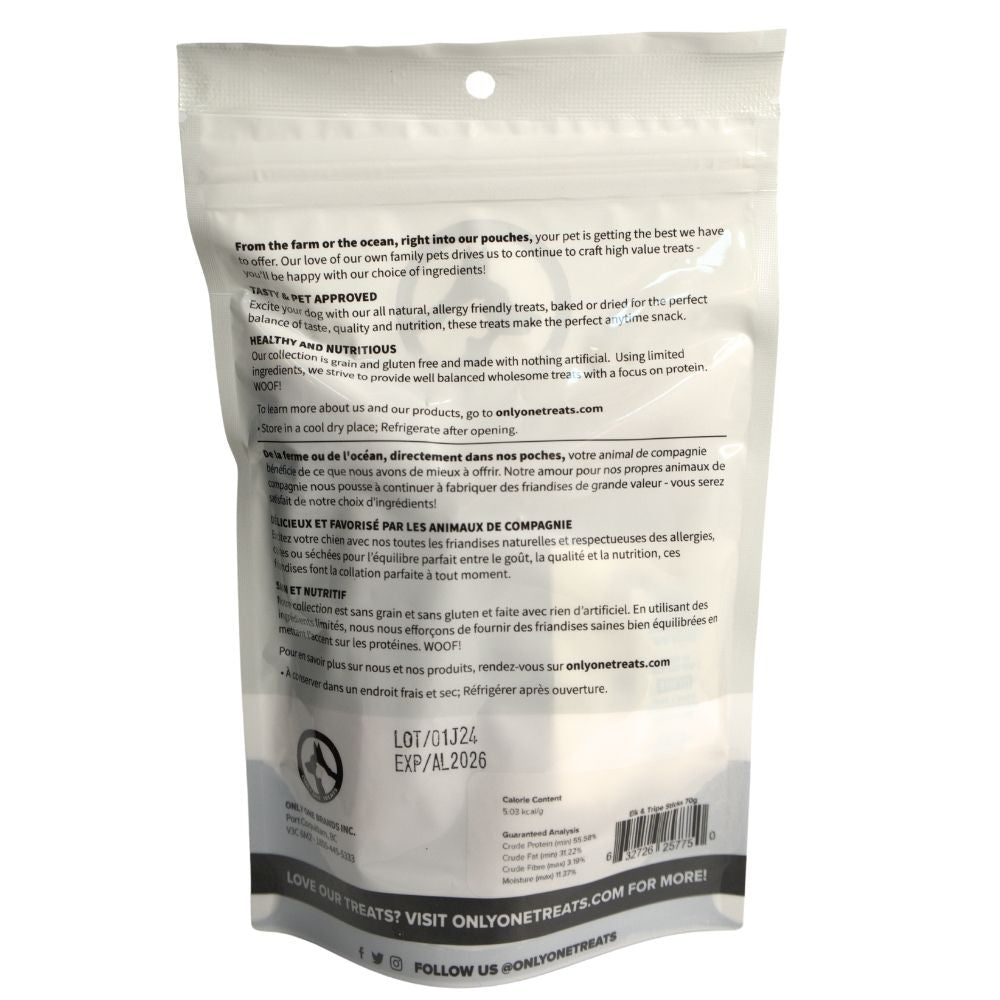Elk & Beef Tripe Sticks 70g