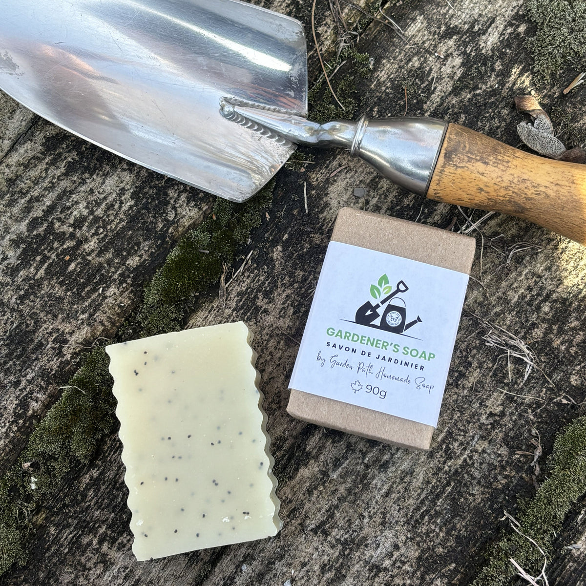 Gardener's Soap Bar 100% Natural Exfoliating Soap with Essential Oils