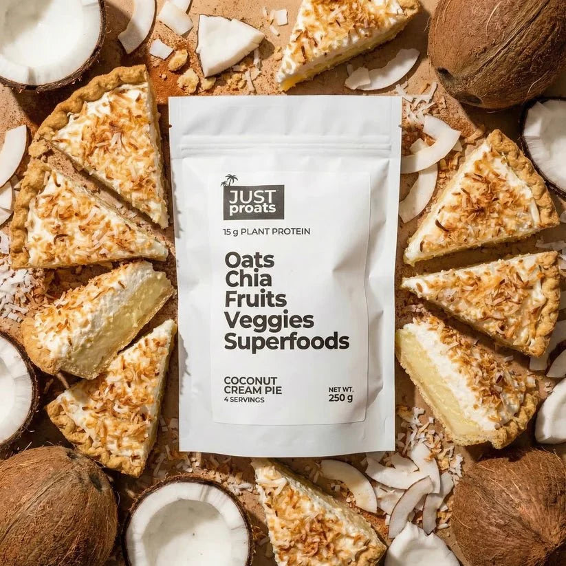 High Protein Oatmeal - Coconut Cream Pie