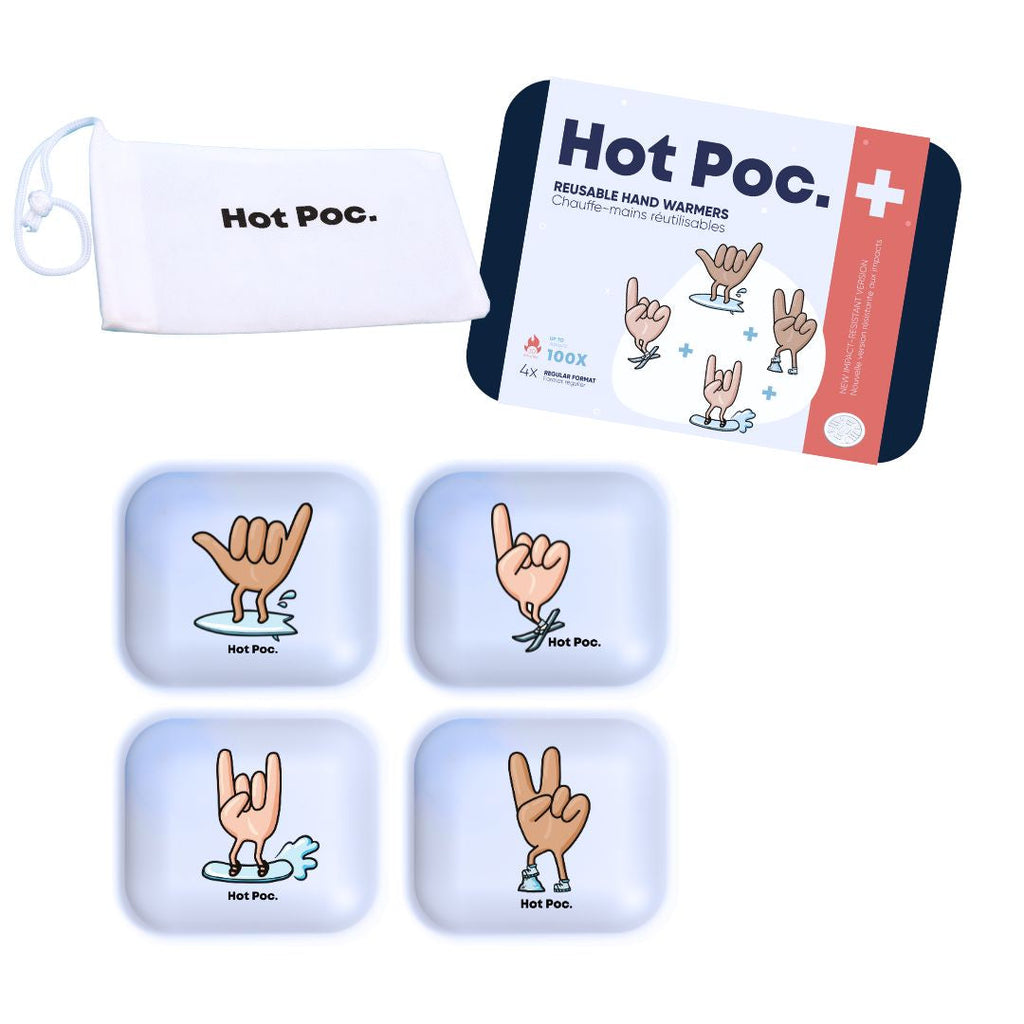 Reusable Hand Warmers 4-Pack | HotPoc