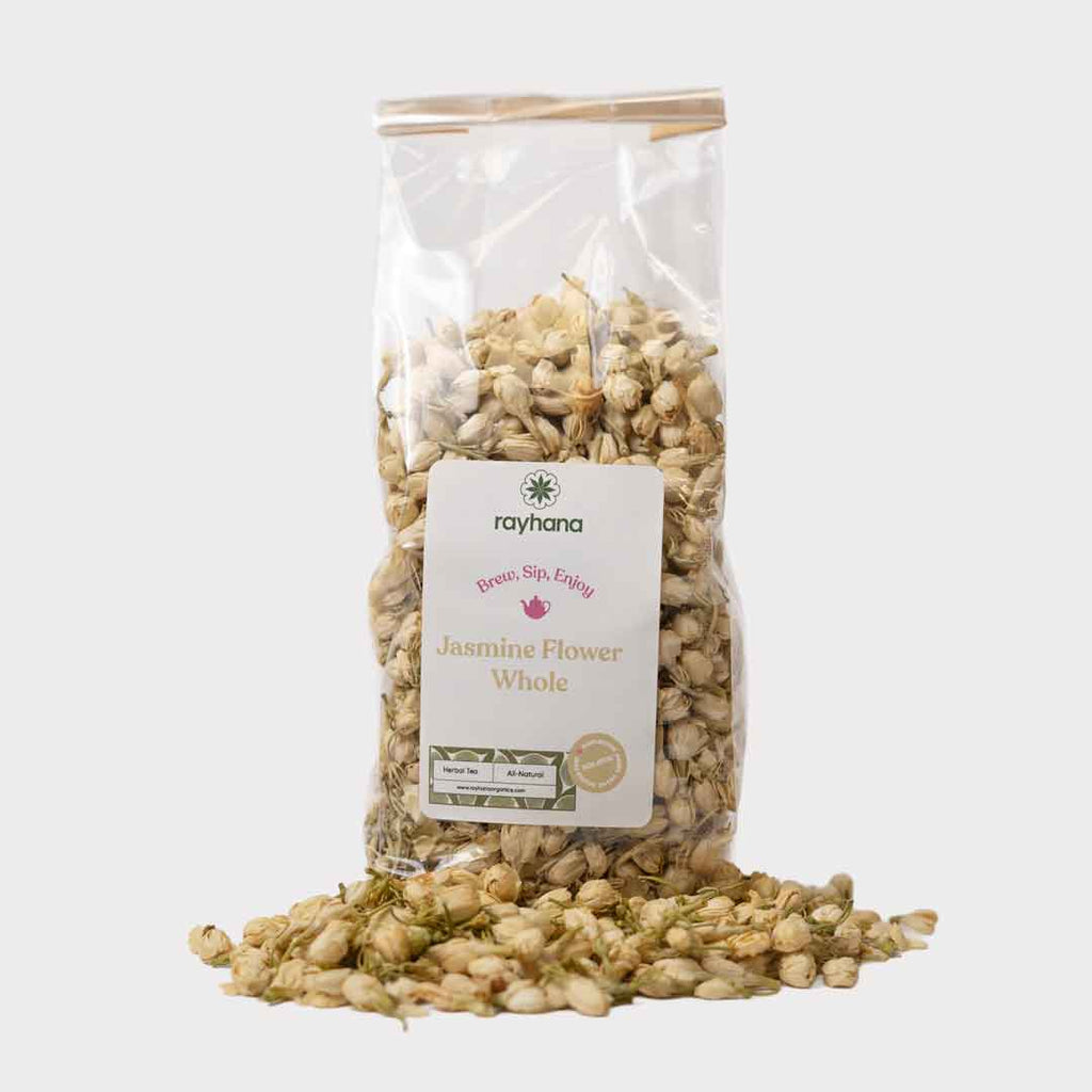 Jasmine Flower – Whole Dried Blossoms by Rayhana Organics