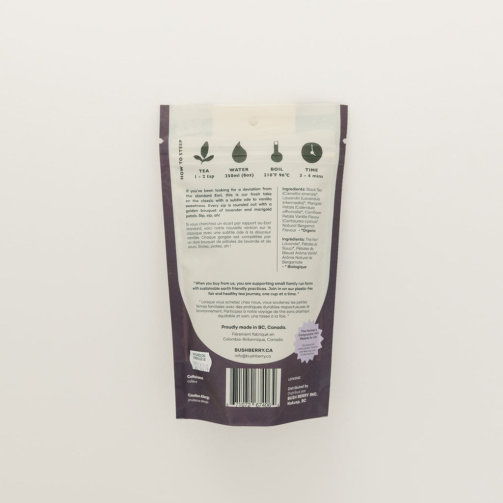Organic Lavender Earl Tea