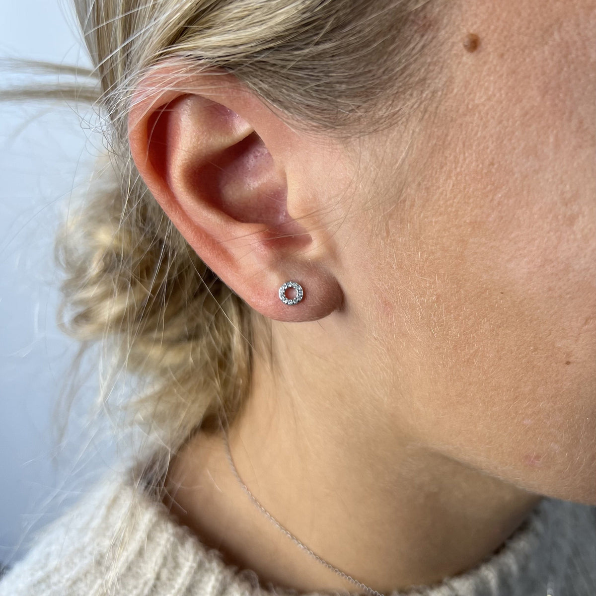 Boucles d'oreilles Cercles en argent sterling