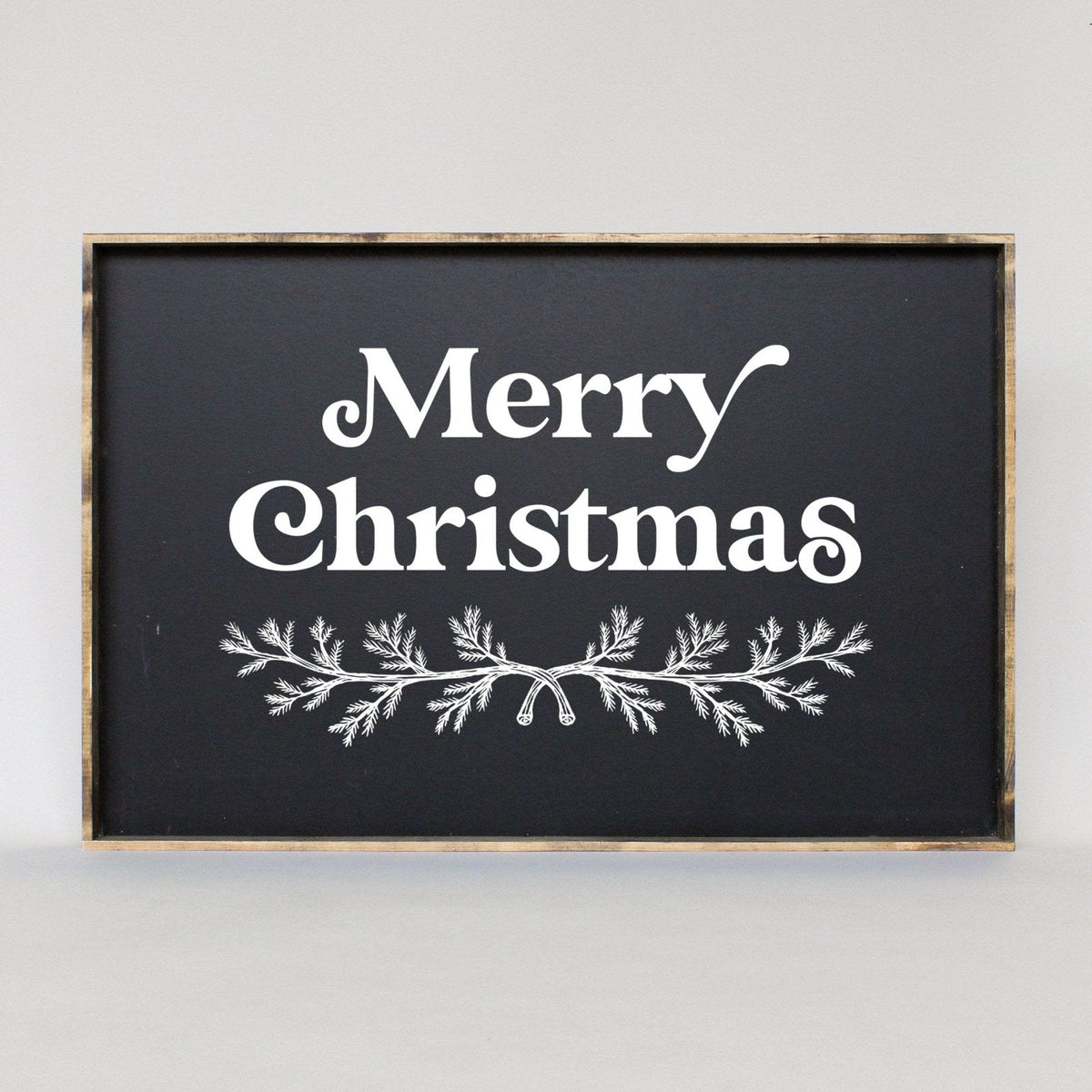 Merry Christmas Large Wood Sign