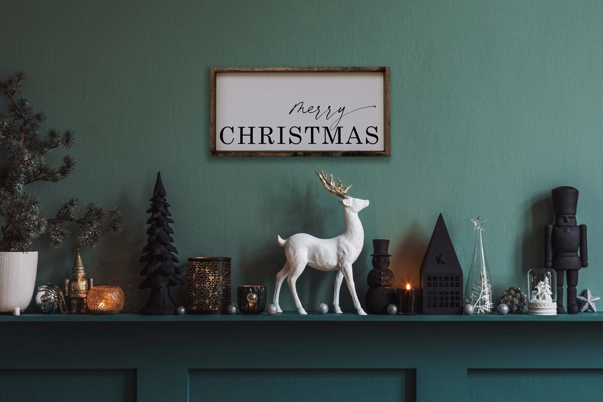 Merry Christmas Wood Sign