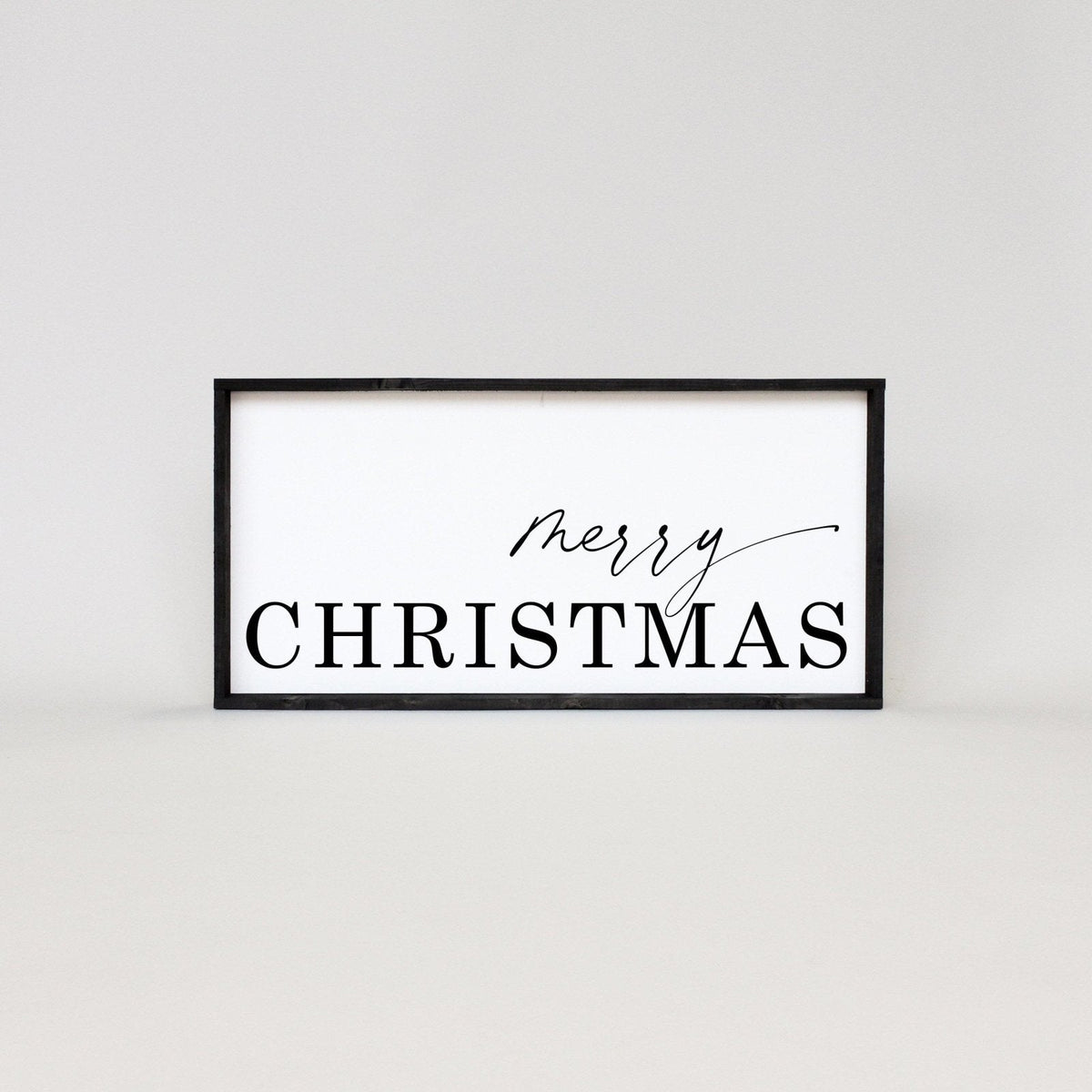 Merry Christmas Wood Sign