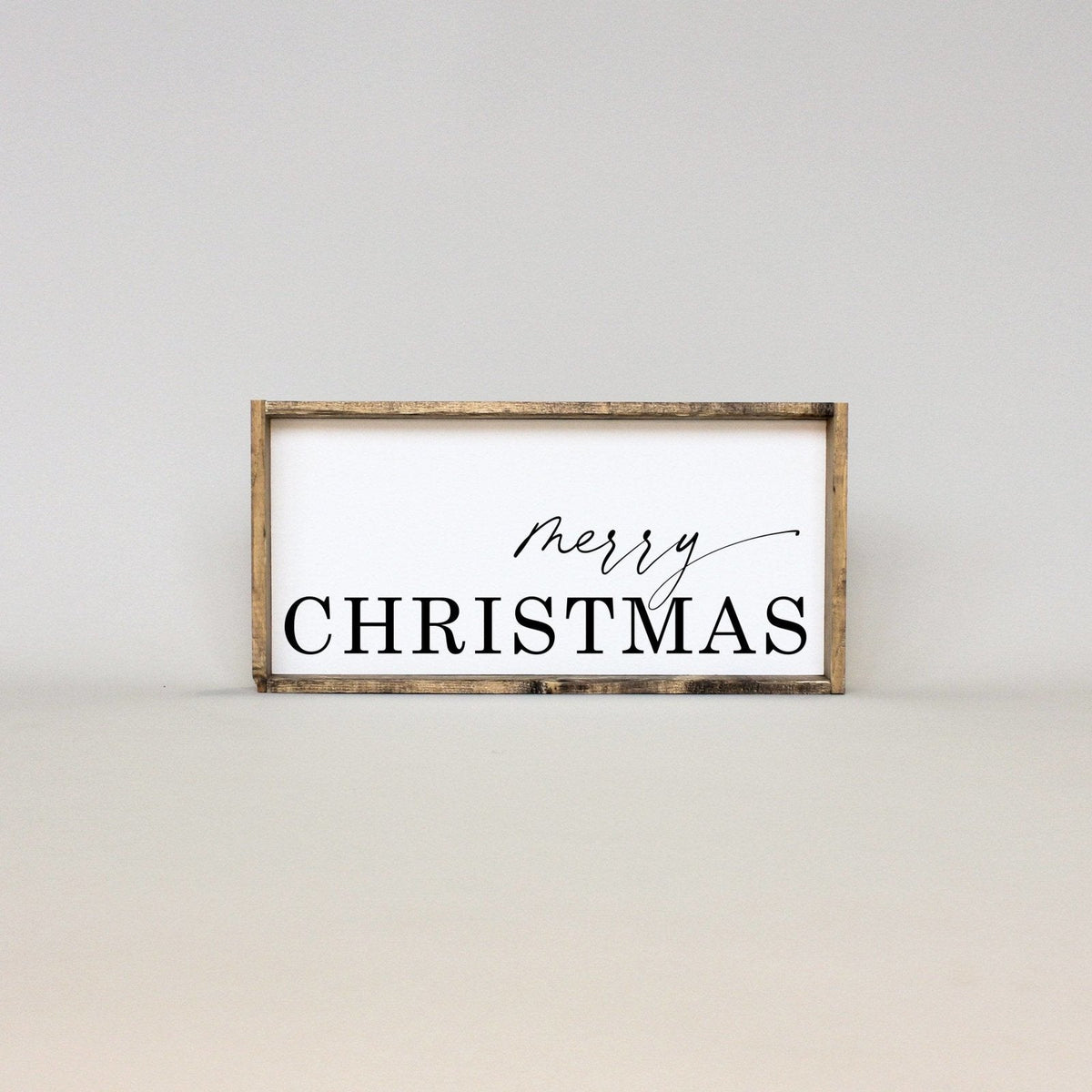 Merry Christmas Wood Sign