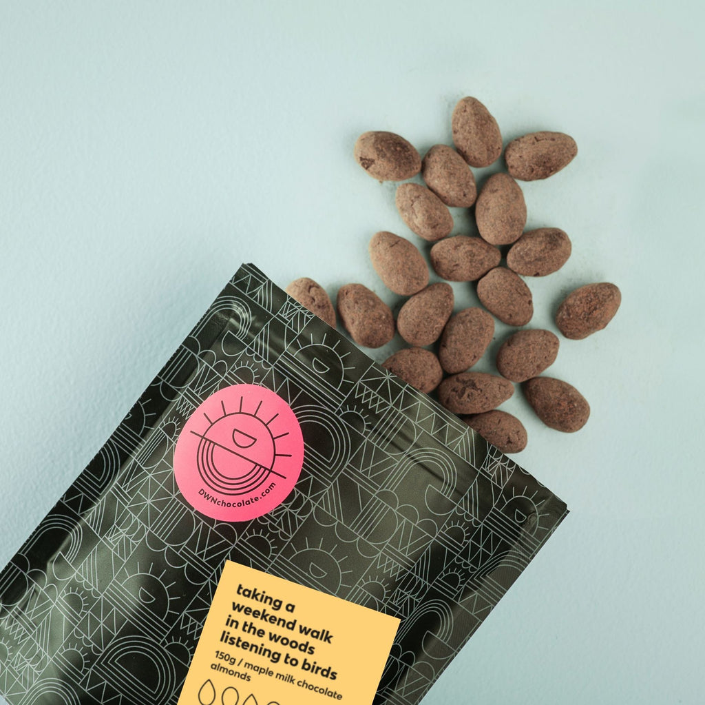 milk chocolate maple almonds